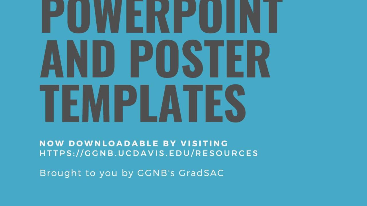GGNB Powerpoint and Poster Templates