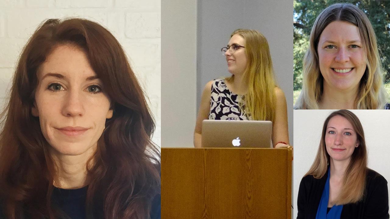 Clockwise from left: Ashley Tovar, Lauren Brink, Gwen Chodur, Allison Stevens Bardagjy GGNB Students